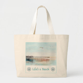 Grande Bolsa Tote Voando Alto na Maré Baixa