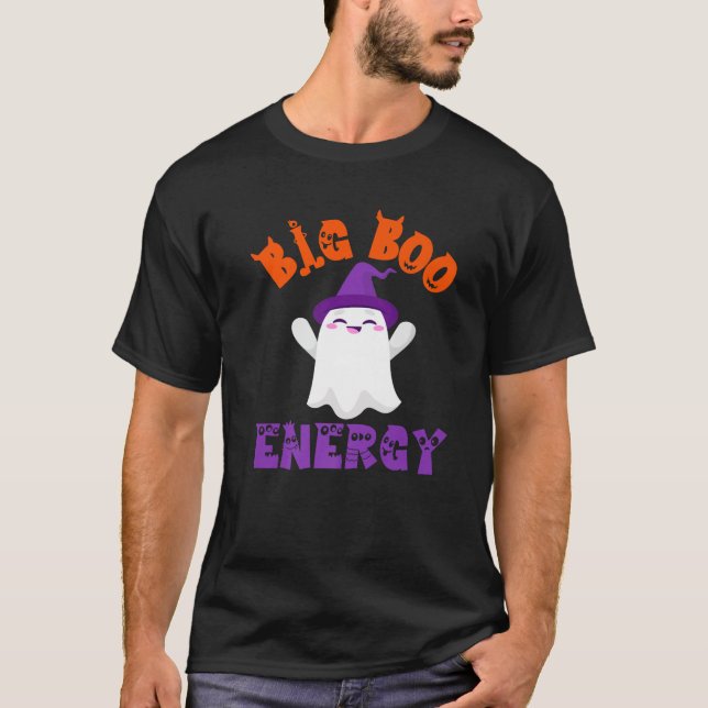 Grande Boo Energy Halloween Camisa Mulheres Bruxas (Frente)