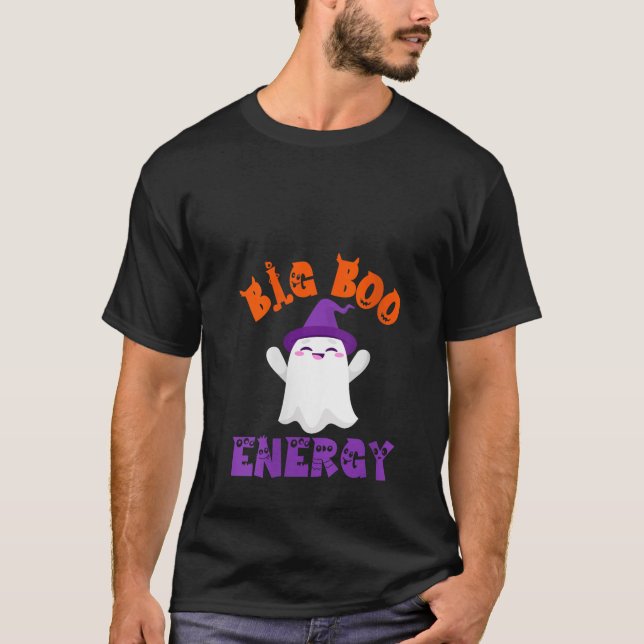 Grande Boo Energy Halloween Camisa Mulheres Bruxas (Frente)