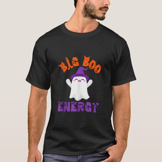Grande Boo Energy Halloween Camisa Mulheres Bruxas (Frente)