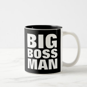 GRANDE BOSS MAN, engraçadinhos canecas de café par
