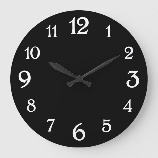 Grande Branco sobre o relógio da máquina de escrever em p (Frente)