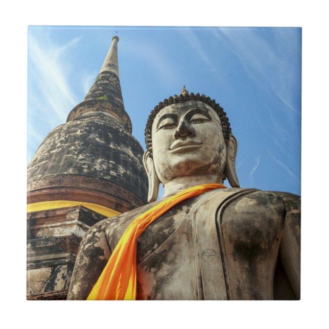 Grande Buda em Ayutthaya, Tailândia (Frente)