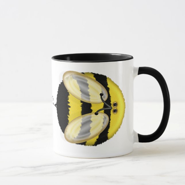 Grande Bumble a caneca personalizada abelha (Direita)