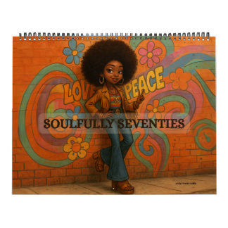 Grande Calendário de Mulher Afro-Americana/Preta 2