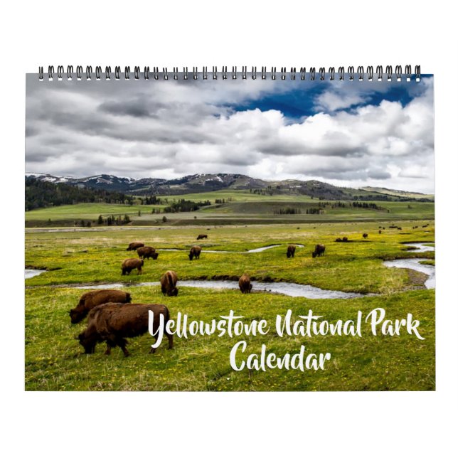 Grande Calendário do Parque Yellowstone (Capa)