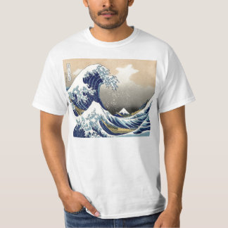 Grande camisa da onda T