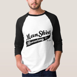 Grande camisa do basebol da cerveja