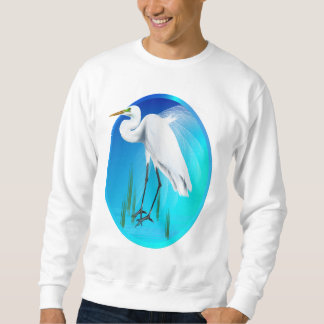 Grande camisa do Oval do Egret