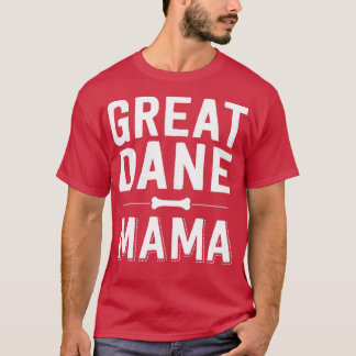 Grande Camiseta de cão De Dane Para Homens Pai Dia