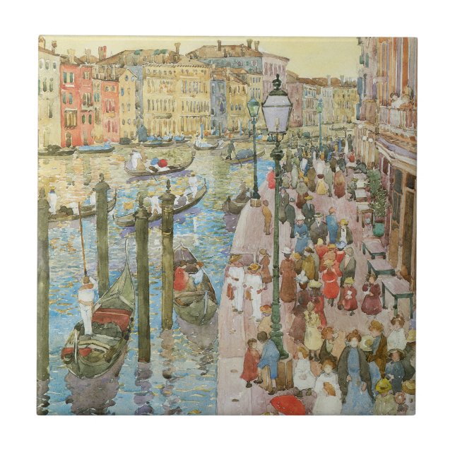 Grande Canal, Veneza por Maurice Prendergast (Frente)