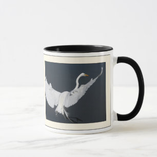 Grande caneca da aterragem do Egret