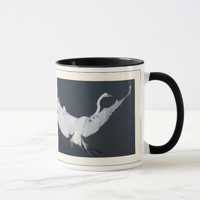 Grande caneca da aterragem do Egret (Direita)