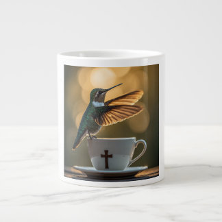 Grande Caneca de Café Beija-flor