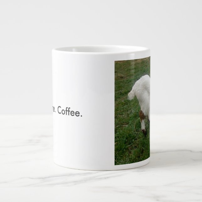 Grande Caneca de café canhota (Frente)