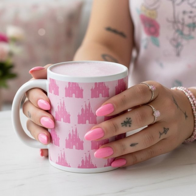 Grande Caneca de Café Castelo Gigante (Criador carregado)