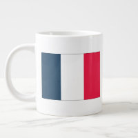 Caneca de Café / Chá com Bandeira Francesa e Hino