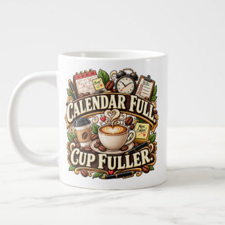 Grande Caneca de Café Cheia para Escritório