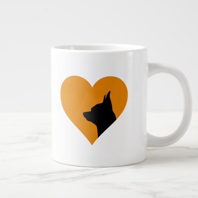 Grande caneca de café Chihuahua (Direita)