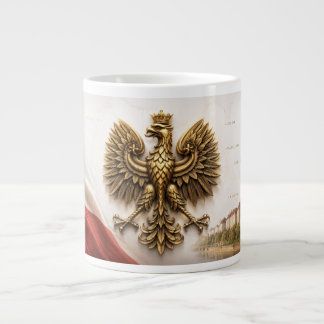 Grande Caneca de Café com Herança Polonesa