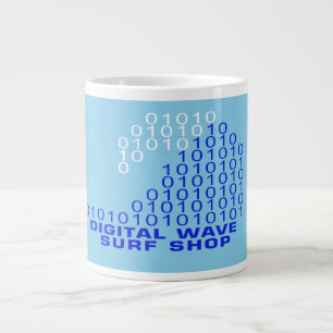 Grande Caneca de café com logotipo da DWSS