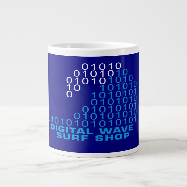 Grande Caneca de café com logotipo DWSS (Frente)