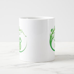 Grande caneca de café com marca de logotipo comercial per