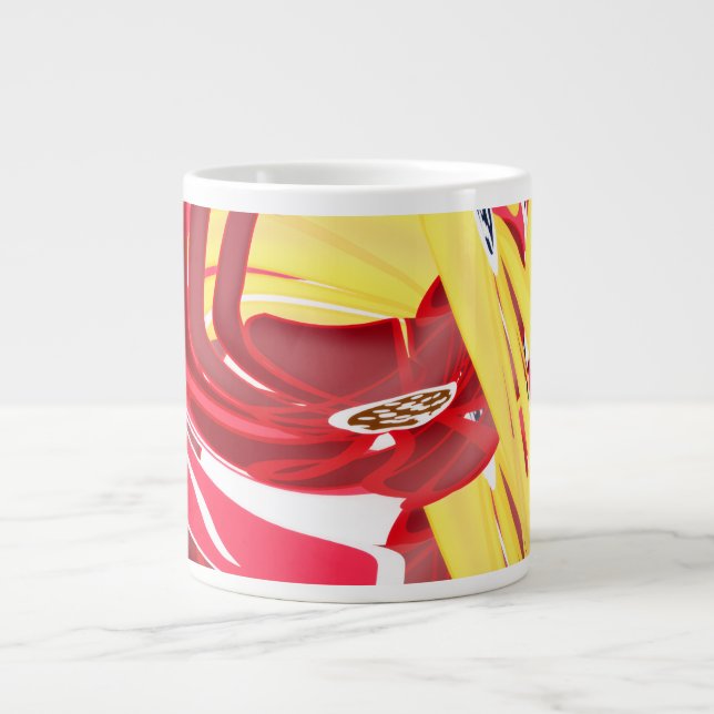 Grande Caneca de Café com Redemoinho (Frente)