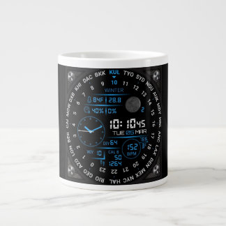 Grande Caneca de Café com um Design Humorístico