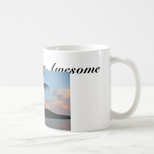 Grande caneca de café das citações da praia de (Direita)