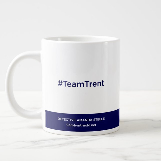 Grande Caneca de café de 20 oz #TeamTrent (Esquerda)