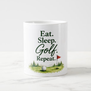 Grande Caneca de Café de Golfe Presente de Humor de Golfi