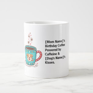 Grande Caneca de Café de Mãe de Cachorro Elegante Anivers