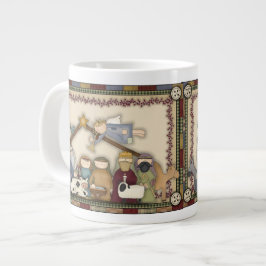Grande Caneca de café de Natal Cena de Natividade