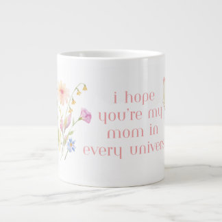 Grande Caneca de café do Dia das Mães com citação