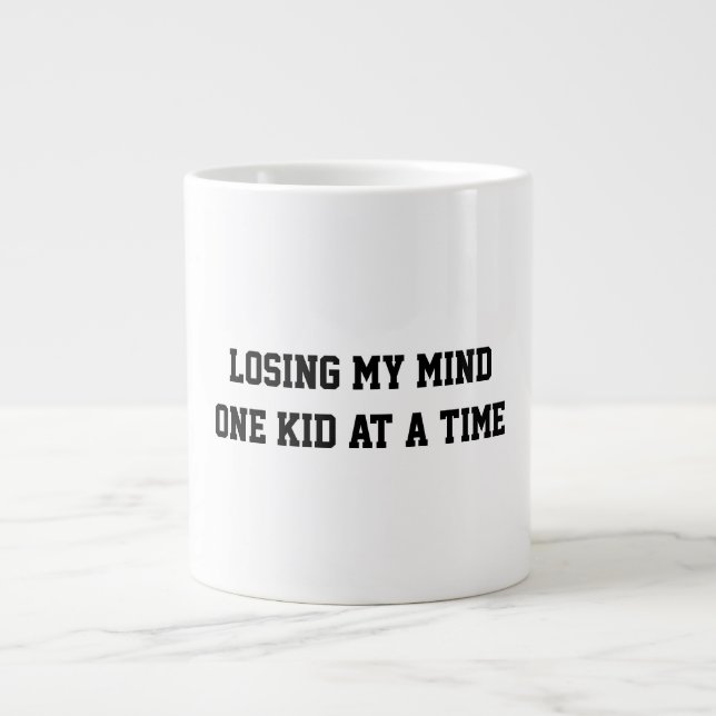 Grande Caneca de Café Engraçada Divertida Inteligente Min (Frente)