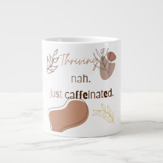Grande Caneca de Café Engraçada para Almas Cansadas