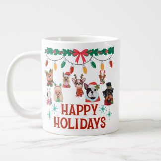 Grande caneca de café especial Natal Roof