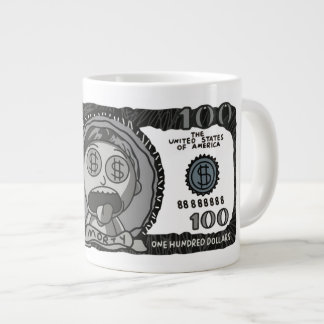 Grande Caneca de Café Especialidade "Dinheiro Engraçado M