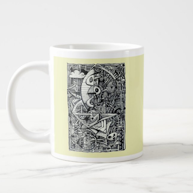 Grande Caneca de Café Especialidade Dream Chamber (Esquerda)