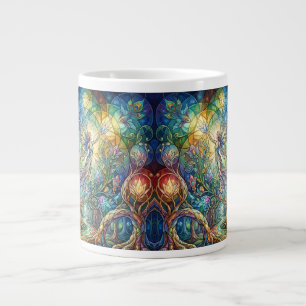 Grande Caneca de Café Fantasia Florestal
