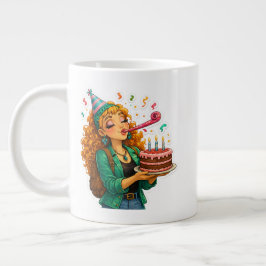 Grande Caneca de Café Fofa – Perfeita para Golinhos Diári