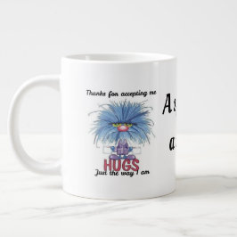 Grande Caneca de Café Fuzzy Hugs 600 ml