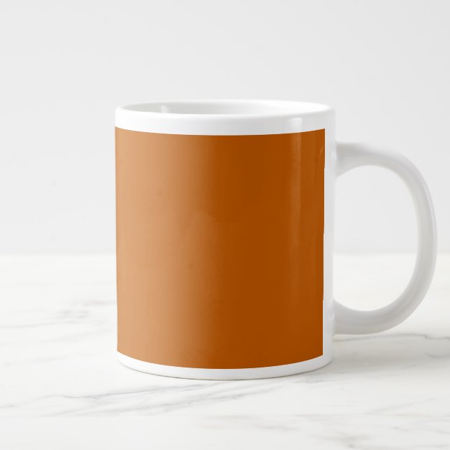 Grande Caneca de Café GIANT Laranja Queimada (Direita)