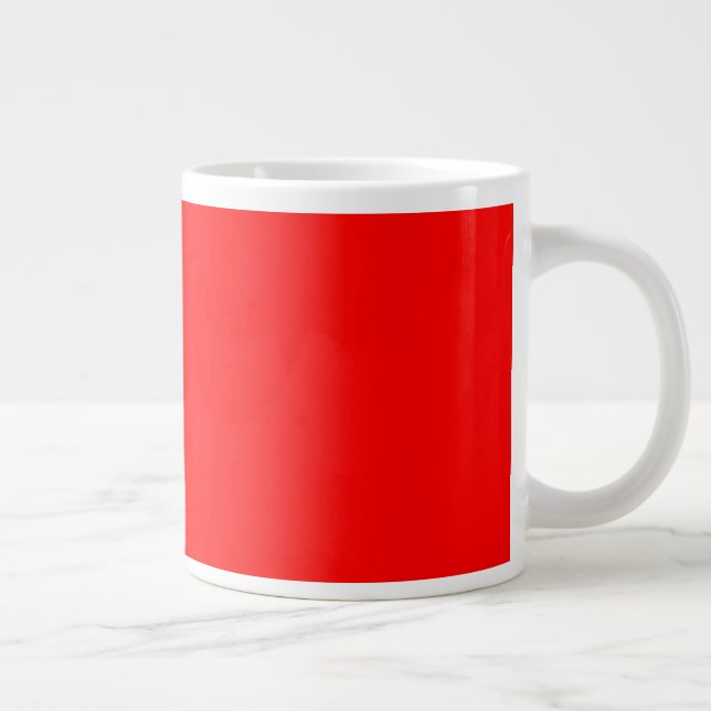Grande Caneca de Café GIANT Vermelho (Direita)