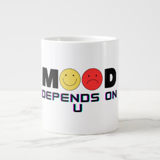Grande Caneca de Café Jumbo de Auto-Cuidado Inspirador