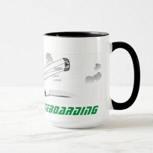 Grande caneca de café - Kitesurfing