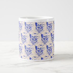 Grande Caneca de Café Kitty Giant
