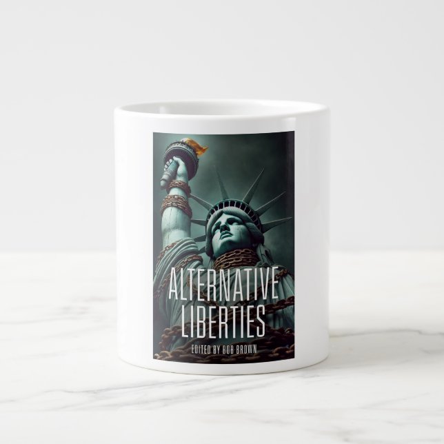 Grande Caneca de café Liberdades Alternativas (Frente)