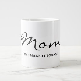 Grande Caneca de Café Mãe Divertida Legal e Irônica